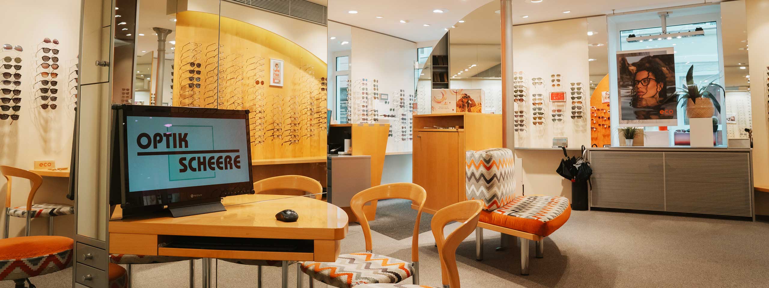 Bild aus dem Ladengeschäft von Optik Scheere