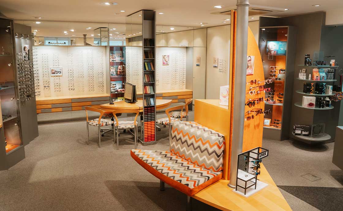 Bild aus dem Ladengeschäft von Optik Scheere