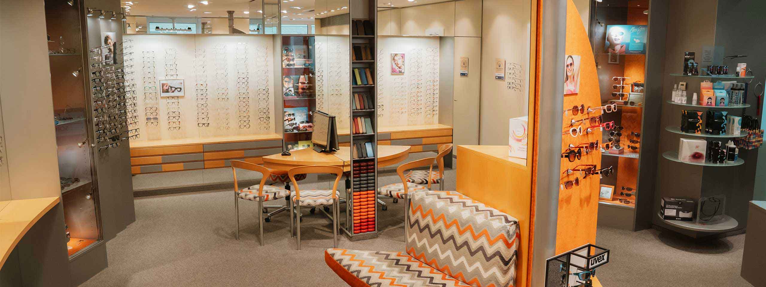 Bild aus dem Ladengeschäft von Optik Scheere in Erding.